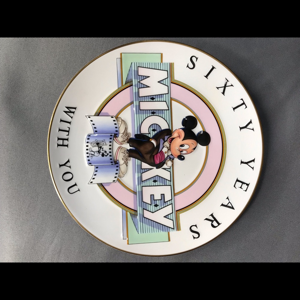 Limited Edition Mickey Collector’s Plate w/ Stand